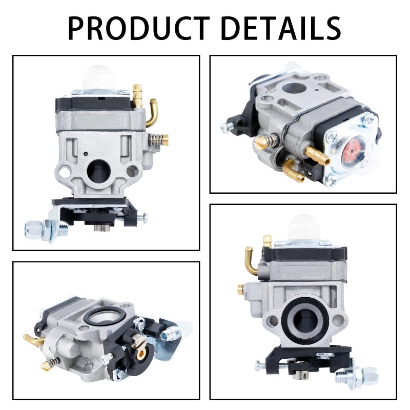 KELKONG Carburetor for Badger WB26BCI 26cc 2-Cycle Grass Shears - Compatible with 2-in-1 Straight Shaft Trimmer - Image 3